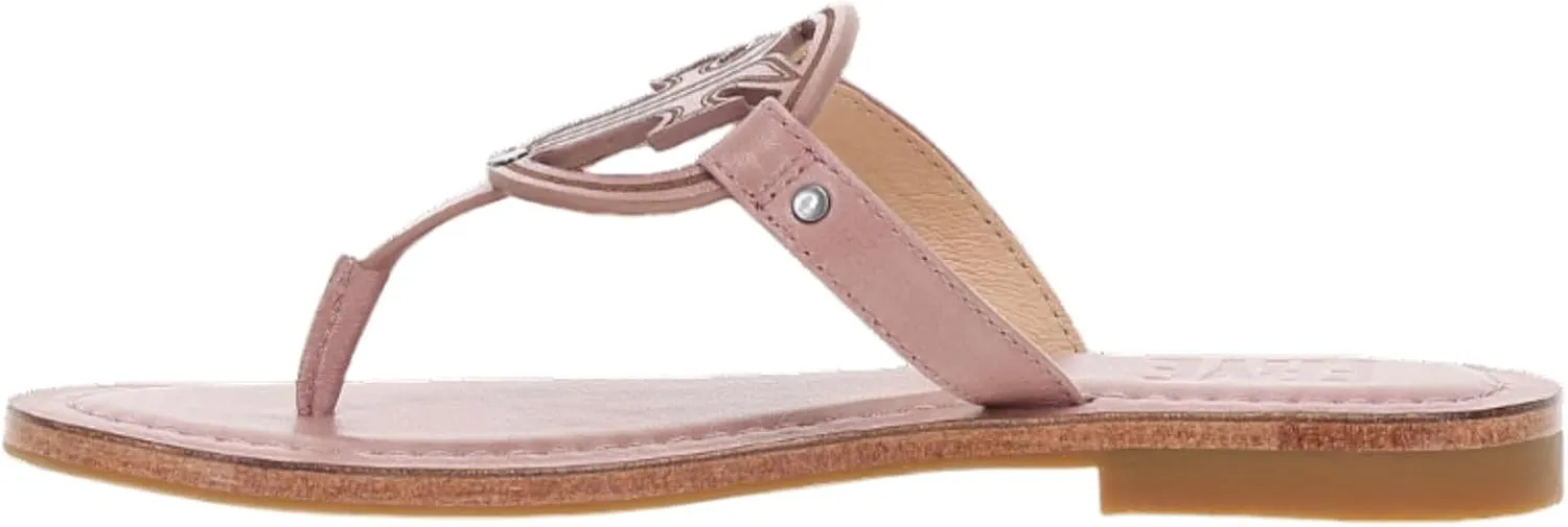 Frye Taylor Logo Sandal - Women's Premium Leather Sandal, Comfortable Slip-On Design, Casual Chic Footwear for Everyday Wear