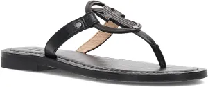 Frye Taylor Logo Sandal - Women's Premium Leather Sandal, Comfortable Slip-On Design, Casual Chic Footwear for Everyday Wear