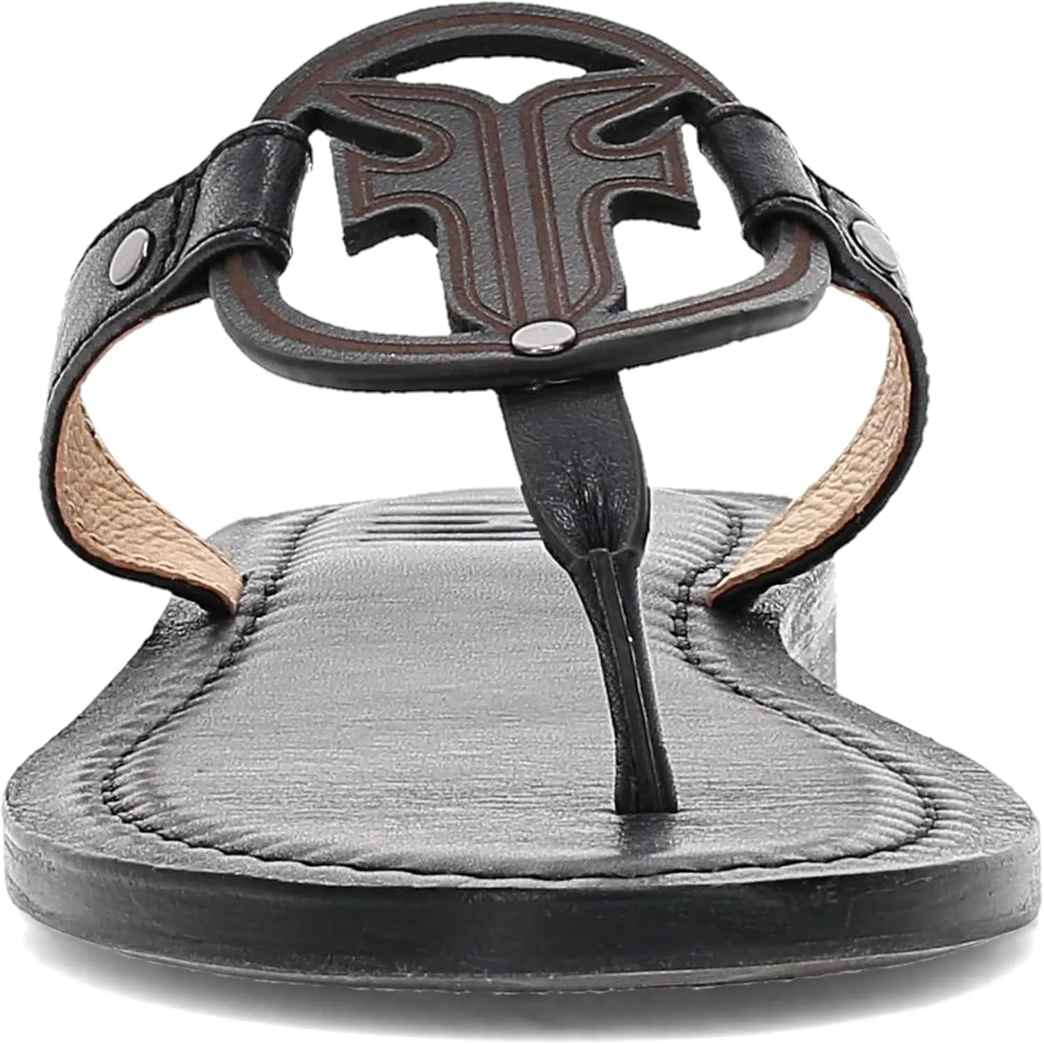 Frye Taylor Logo Sandal - Women's Premium Leather Sandal, Comfortable Slip-On Design, Casual Chic Footwear for Everyday Wear
