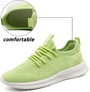 FUJEAK Womens Running Shoes Casual Slip on Walking Shoes Gym Workout Shoes Fashion Sneakers Non Slip Athletic Tennis Sports Shoes