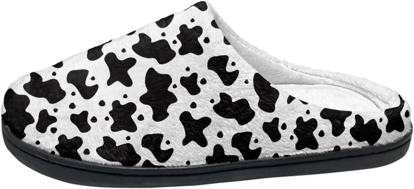 Fuzzy Memory Foam Cozy Slippers for Womem Indoor Home Womens Slip On House Shoes with Rubber Soles Size 4-12