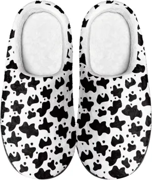 Fuzzy Memory Foam Cozy Slippers for Womem Indoor Home Womens Slip On House Shoes with Rubber Soles Size 4-12