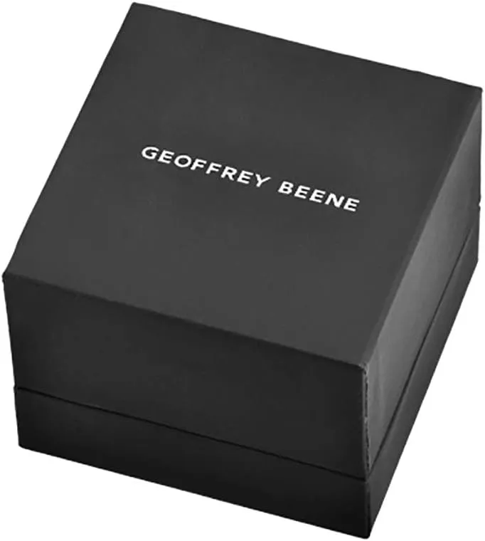 Geoffrey Beene Stainless Steel Men's Comfort Fit Mesh Ring