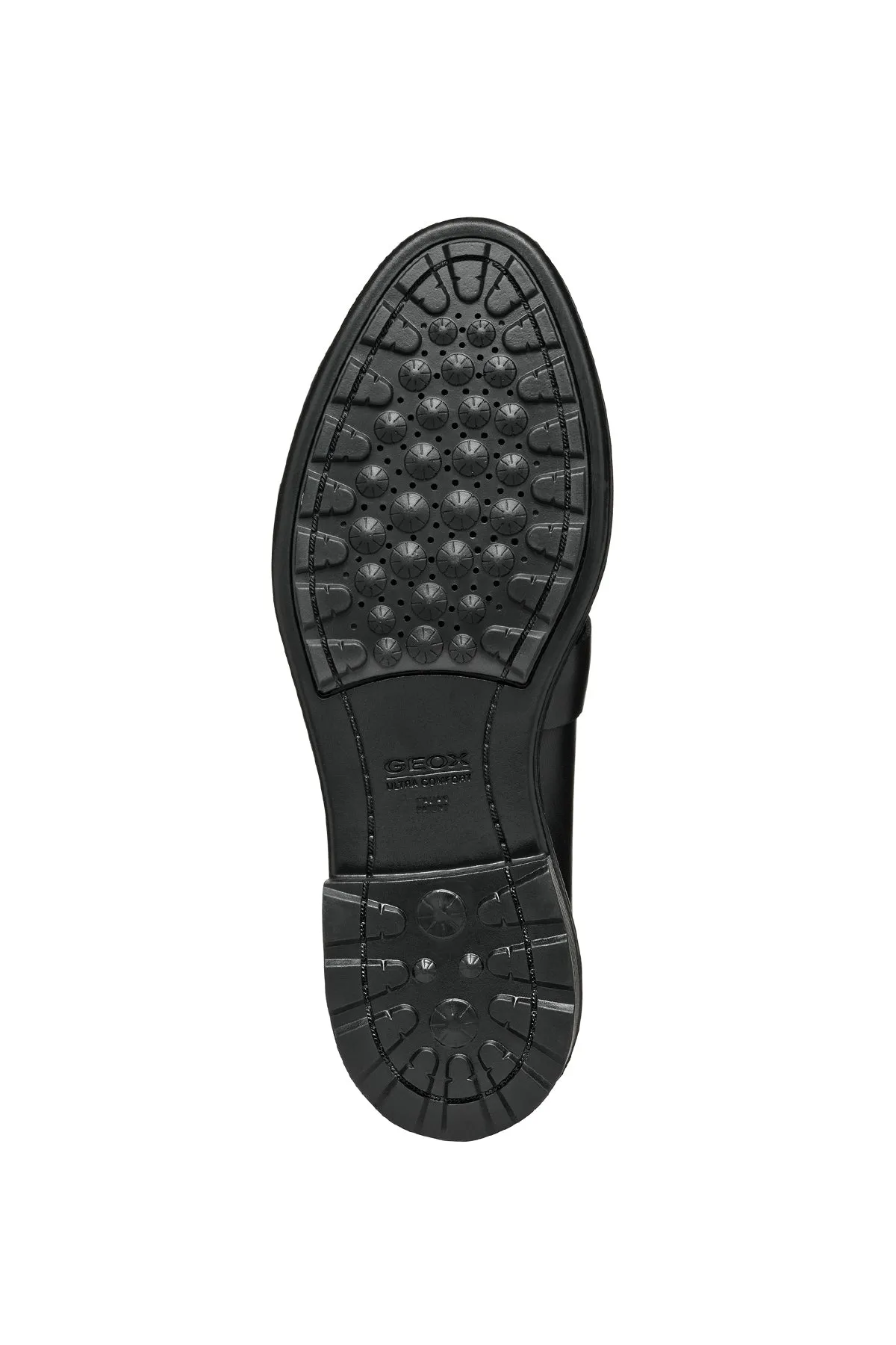 Geox Kadın Siyah Walk Pleasure Deri Maskülen Loafer