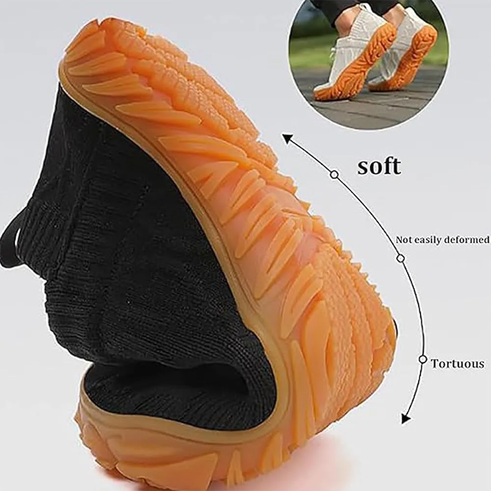 Giltpeak Vallova'S Bearprodo Supercomfort Sweatwick Slip-On Shoes, Men's Knitted Hiking Barefoot Arch Support Sneakers, Unisex Knitted Hiking Slip-On Shoes