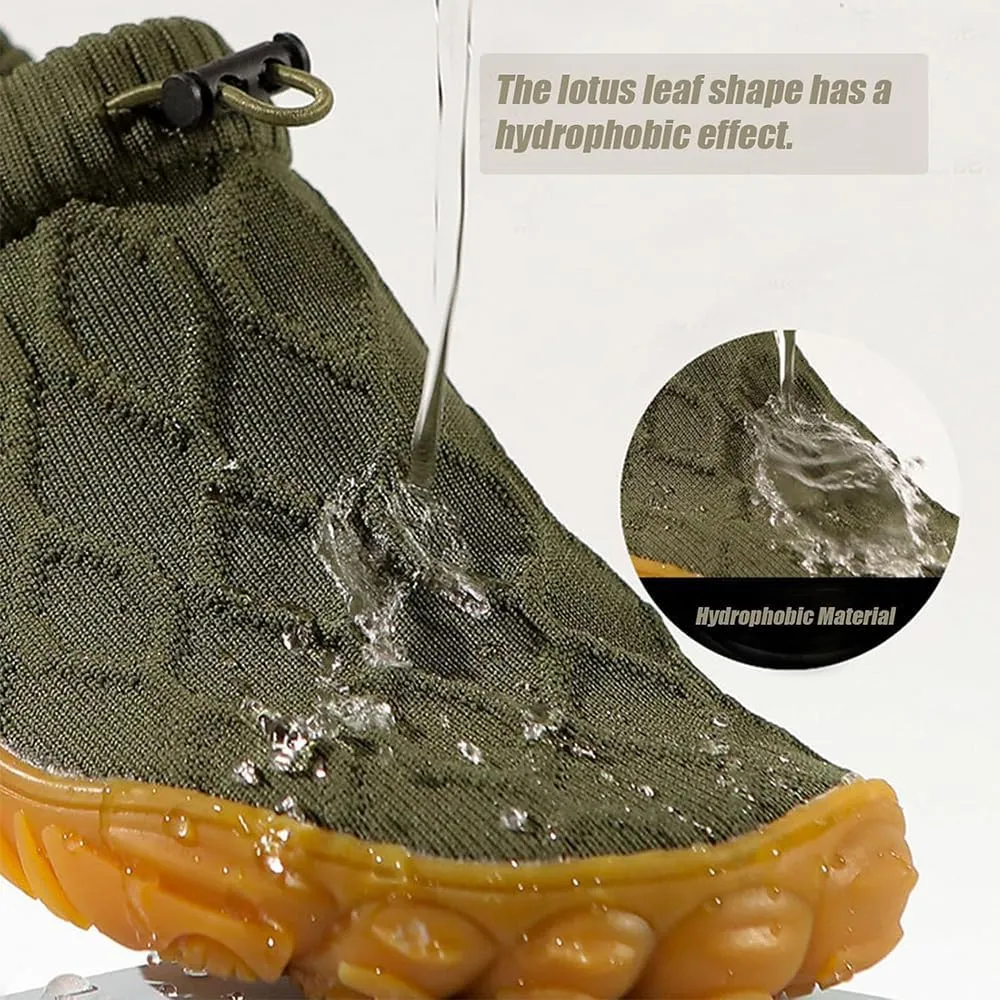 Giltpeak Vallova'S Bearprodo Supercomfort Sweatwick Slip-On Shoes, Men's Knitted Hiking Barefoot Arch Support Sneakers, Unisex Knitted Hiking Slip-On Shoes