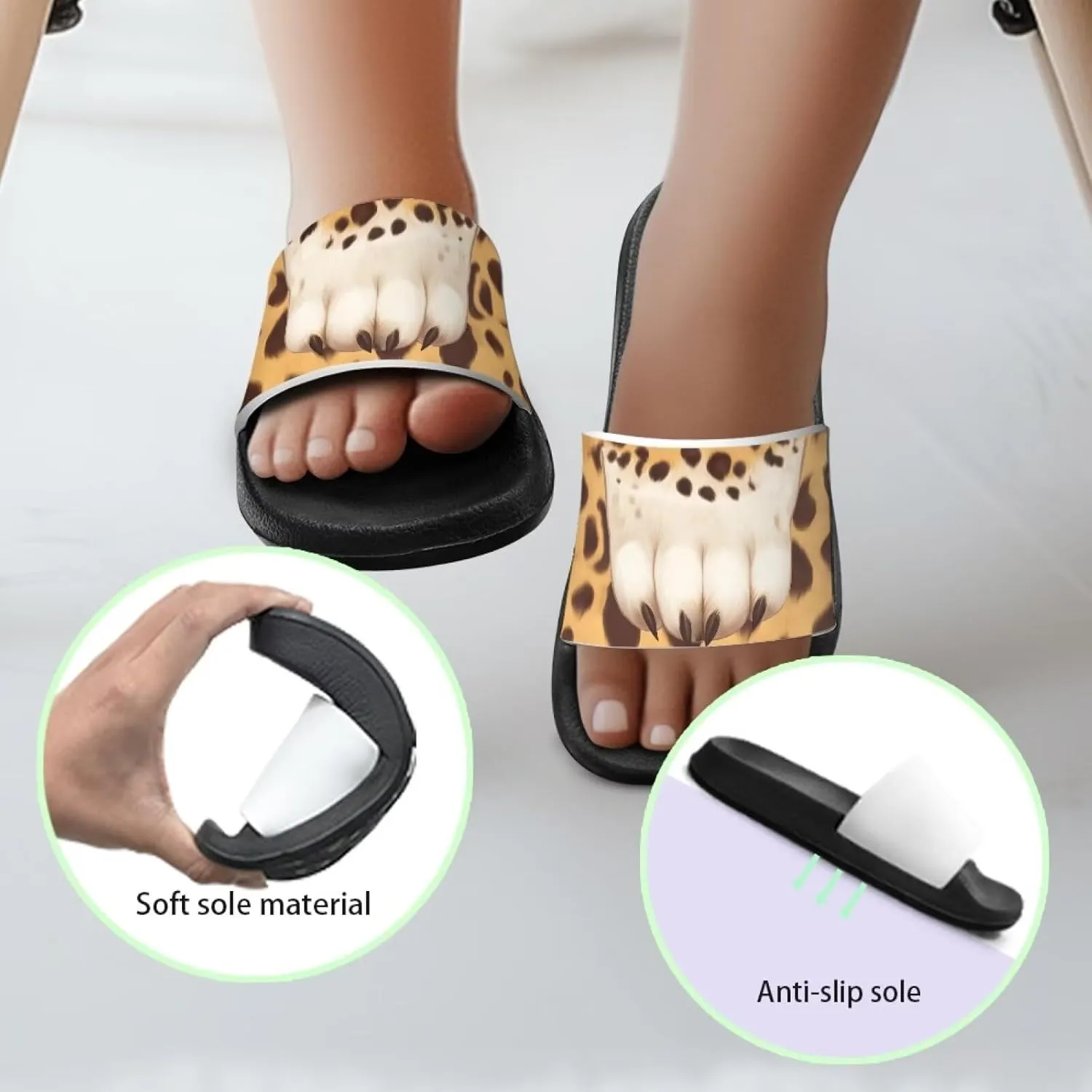Girls Boys Slide Sandals Kids Summer Comfortable Slippers Slip On for Outdoor Beach Pool Shower Fit Little Big Kids