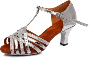 Girls Womens Latin Salsa Dance Shoes Glitter Comfortable Wedding Evening Sandals
