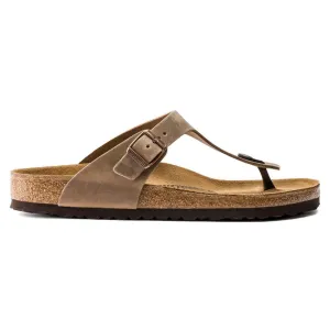 'Gizeh BS' women's slide toe sandal - brown