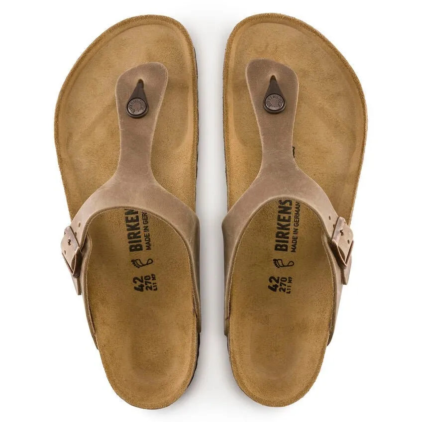 'Gizeh BS' women's slide toe sandal - brown
