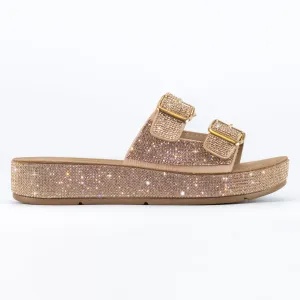 Glamorous - Embellished Platform Sandals