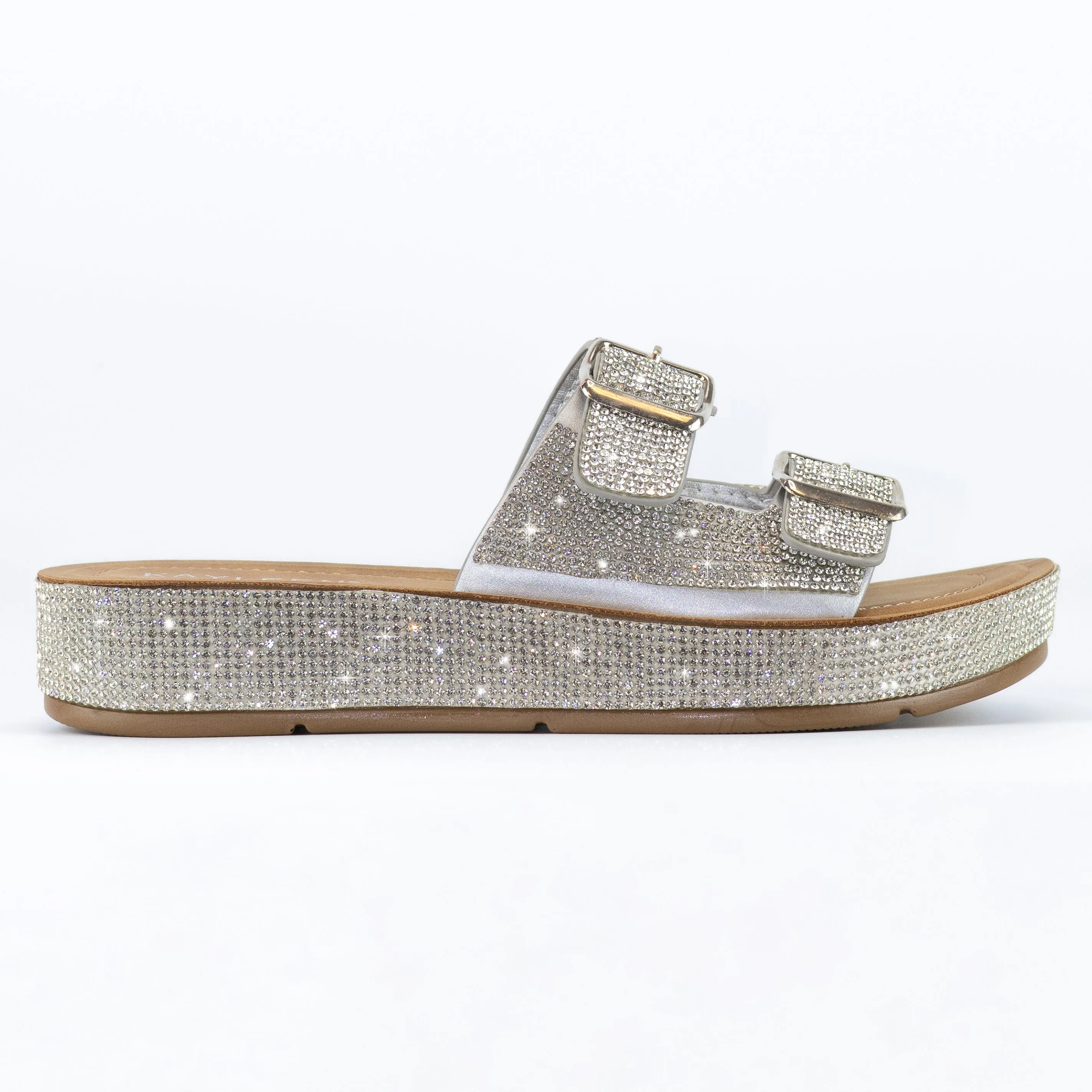 Glamorous - Embellished Platform Sandals