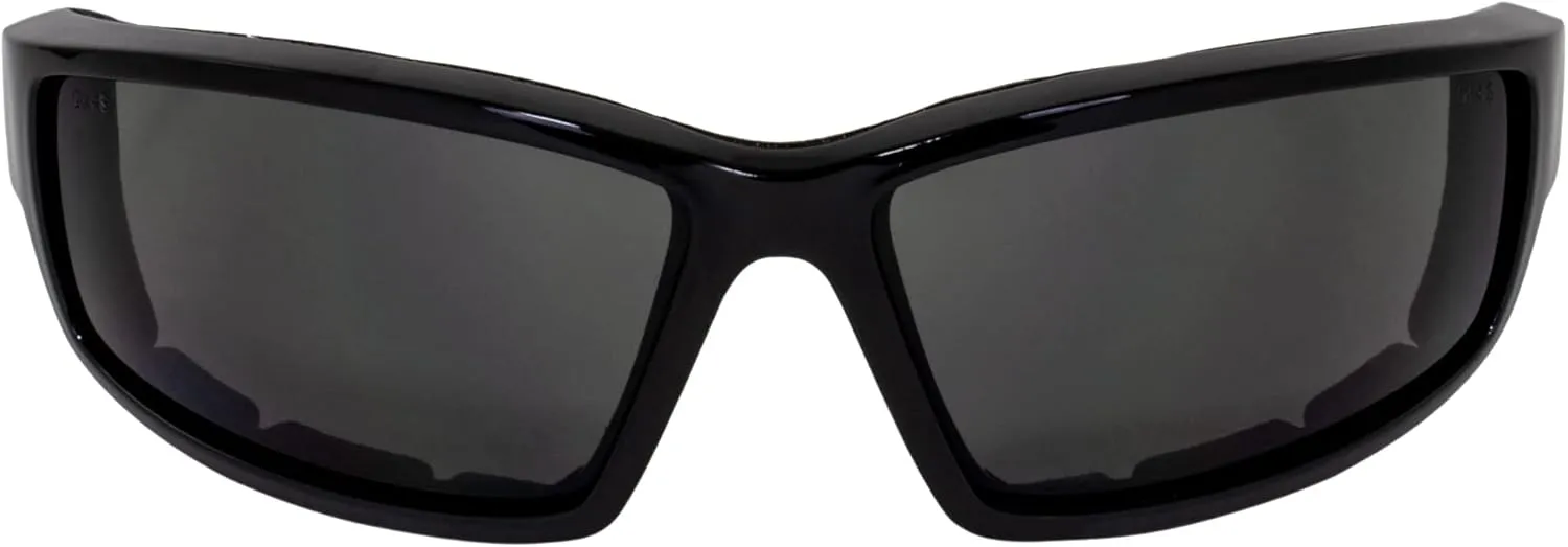 Global Vision Sly Foam Padded Motorcycle Sunglasses Black Frame