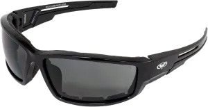 Global Vision Sly Foam Padded Motorcycle Sunglasses Black Frame