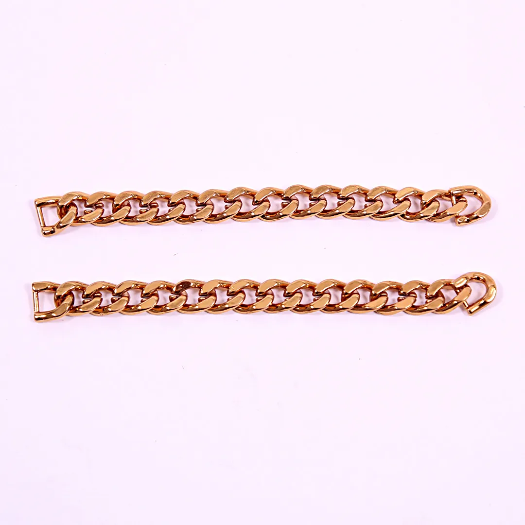Gold Cuban Sneaker Chains For Sneakers