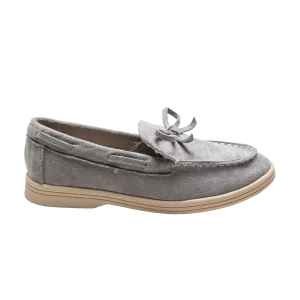 Gray Suede Formal Laced Dress Shoes