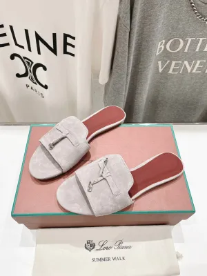 Grey Slipper Velvet