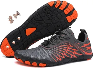 Grounding Shoes with Copper, Hike Barefoot for Women Men, Breathable Non-Slip Grounded Barefoot Footwear, Wide Toe Water Shoes for Hiking