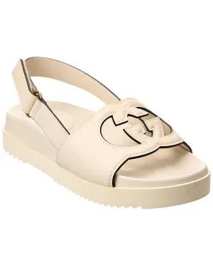 Gucci Interlocking G Leather Sandal