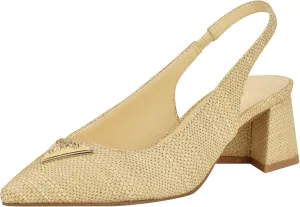 GUESS Women's Zanda Pump, Light Natural 110, 10