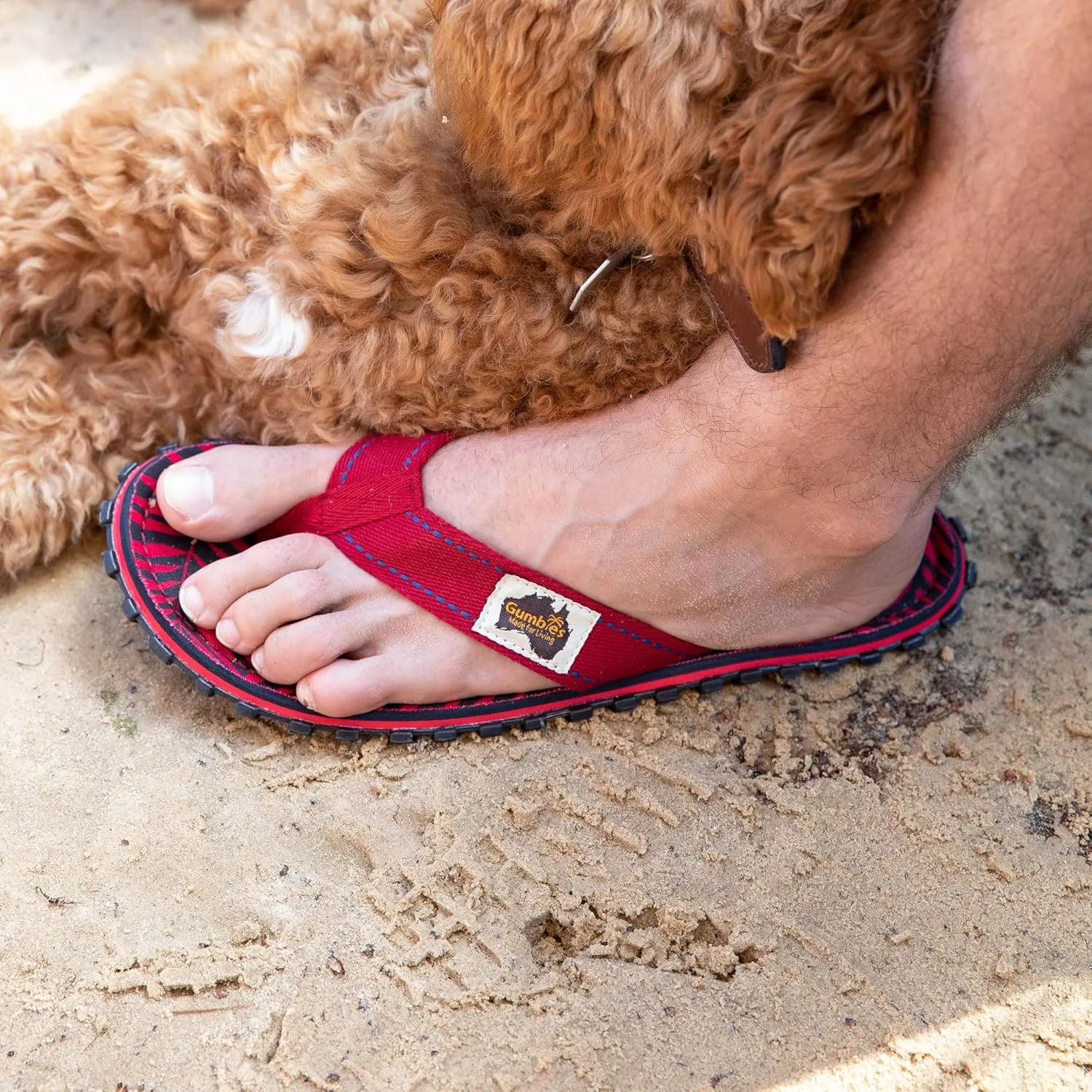 Gumbies Islander Flip-Flops | Unisex Classic Canvas Flip-Flops with Recycled Rubber Outsole & Cotton Footbed | Contoured, Lightweight & Everyday Comfortable