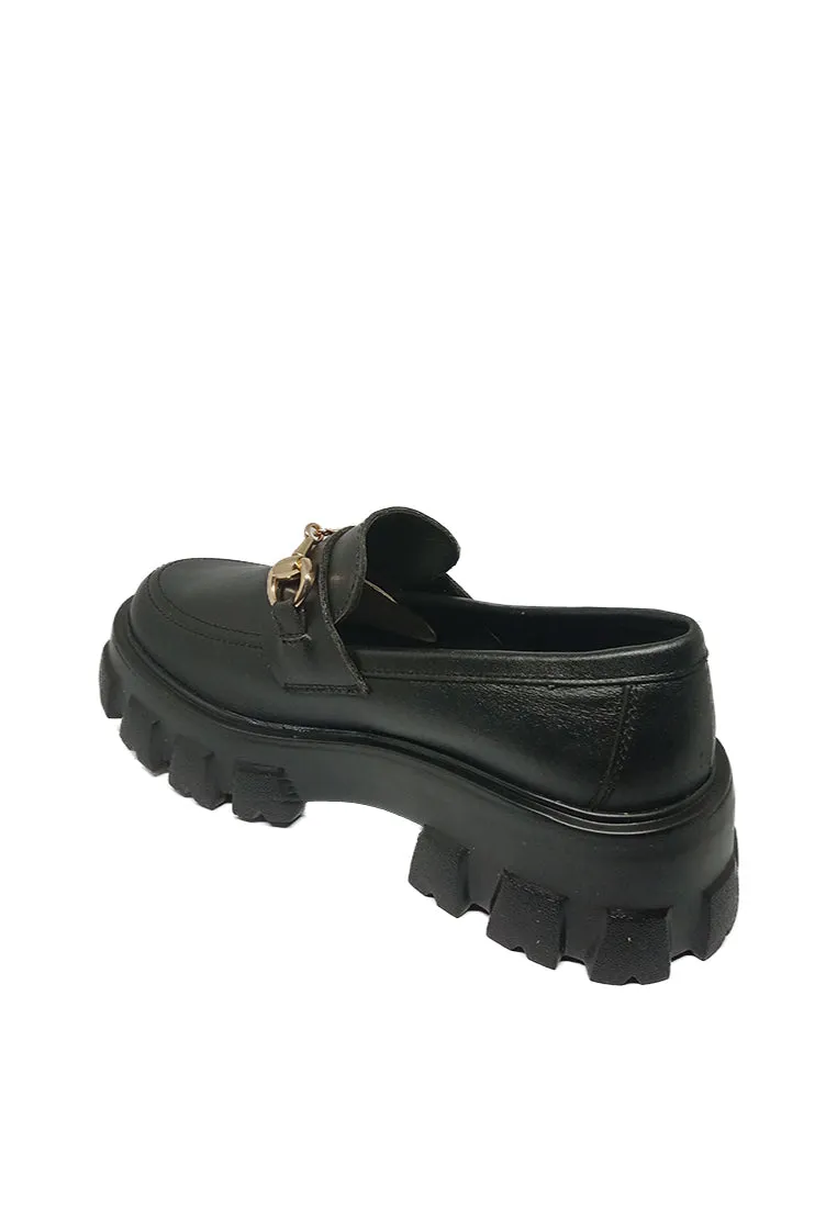 GWEN GENUINE LEATHER CHUNKY HORSEBIT LOAFER