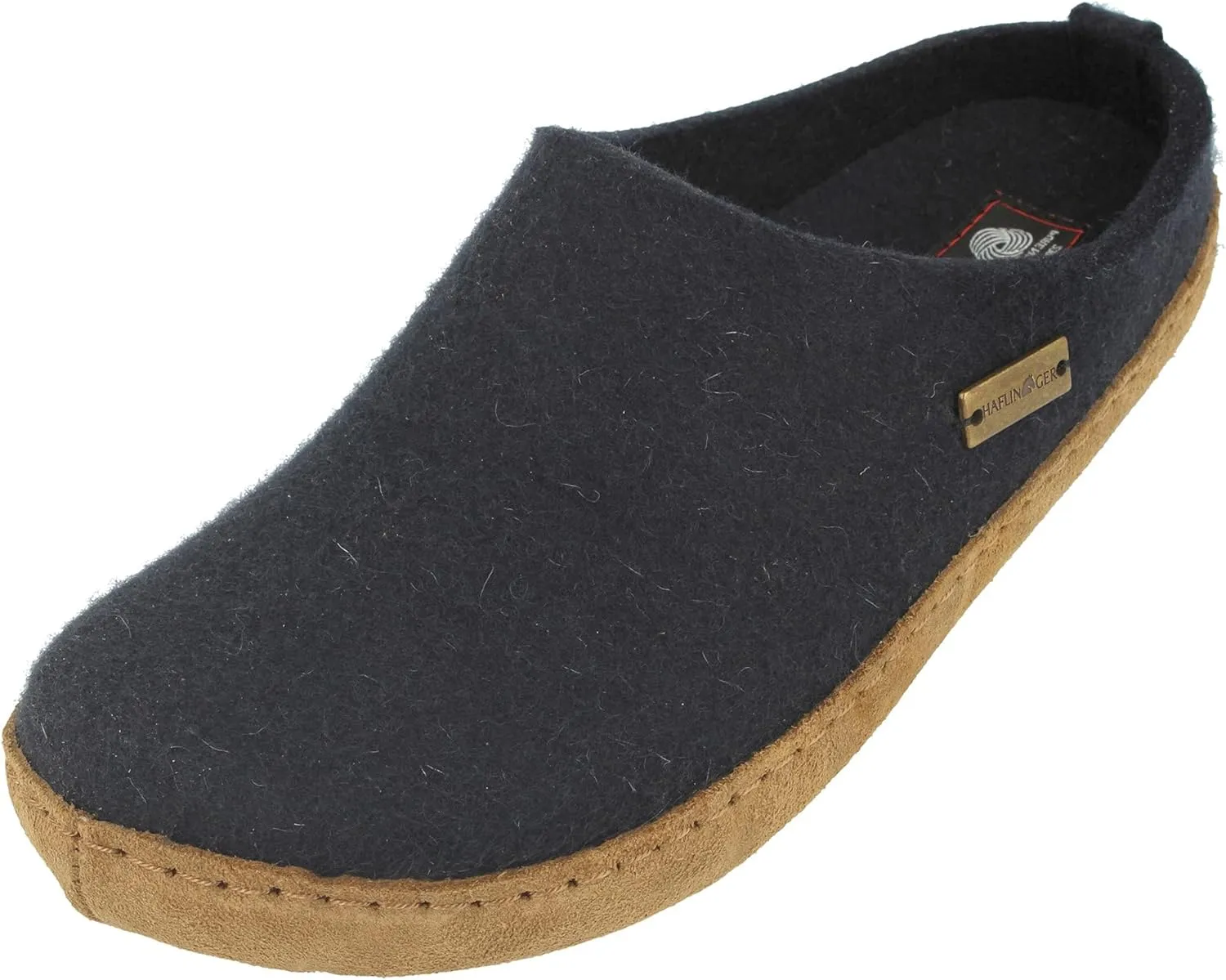 HAFLINGER Unisex Emils Wool Felt Slide Slippers