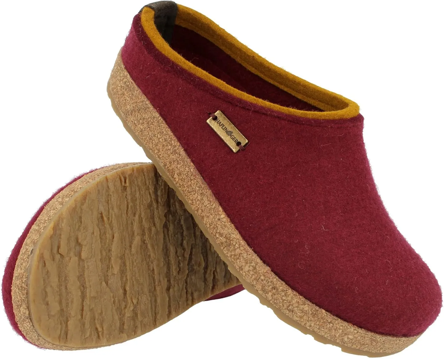 HAFLINGER Unisex Grizzly Kris Wool Clogs