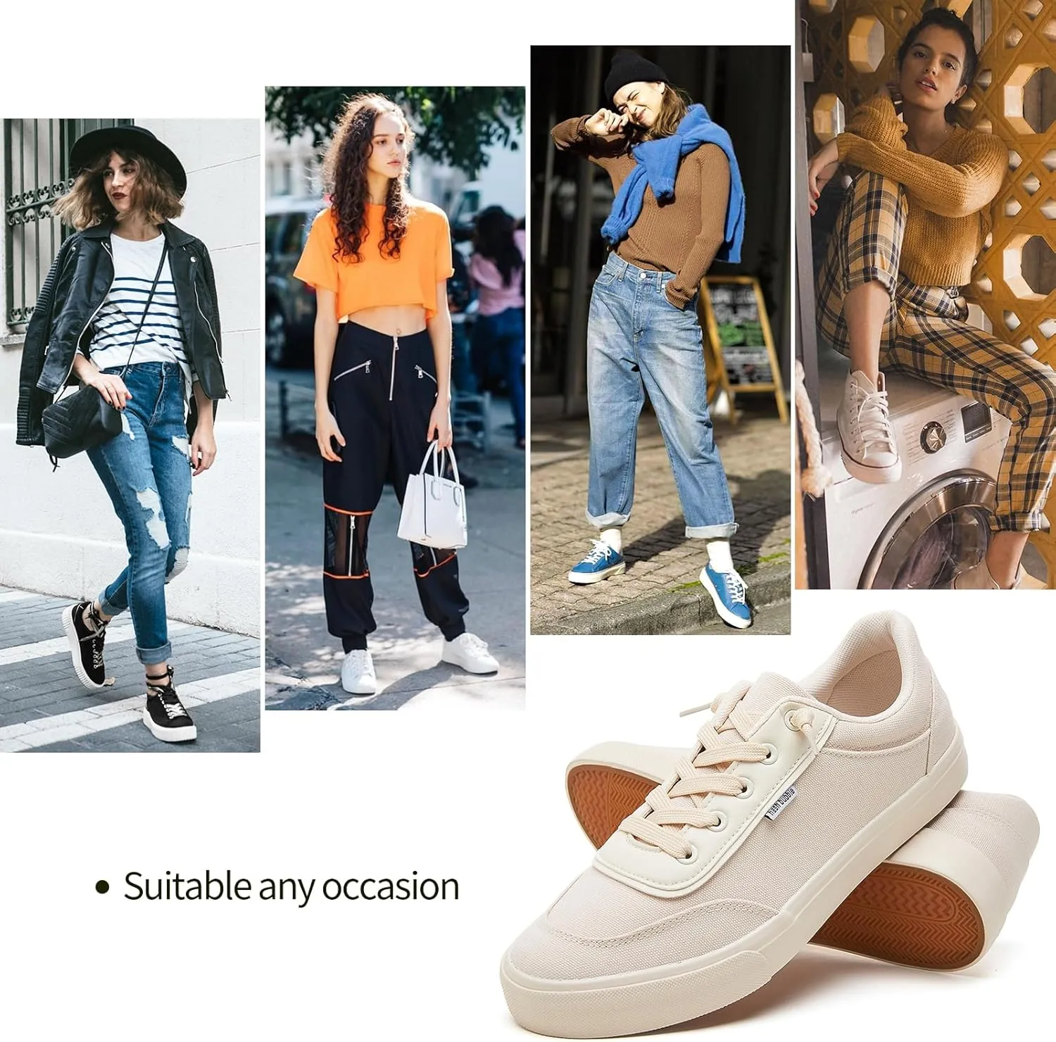 hash bubbie Unisex Slip on Sneakers Women's Canvas Sneakers Classic Non Slip Canvas Shoes Casual Tennis Shoes for Men