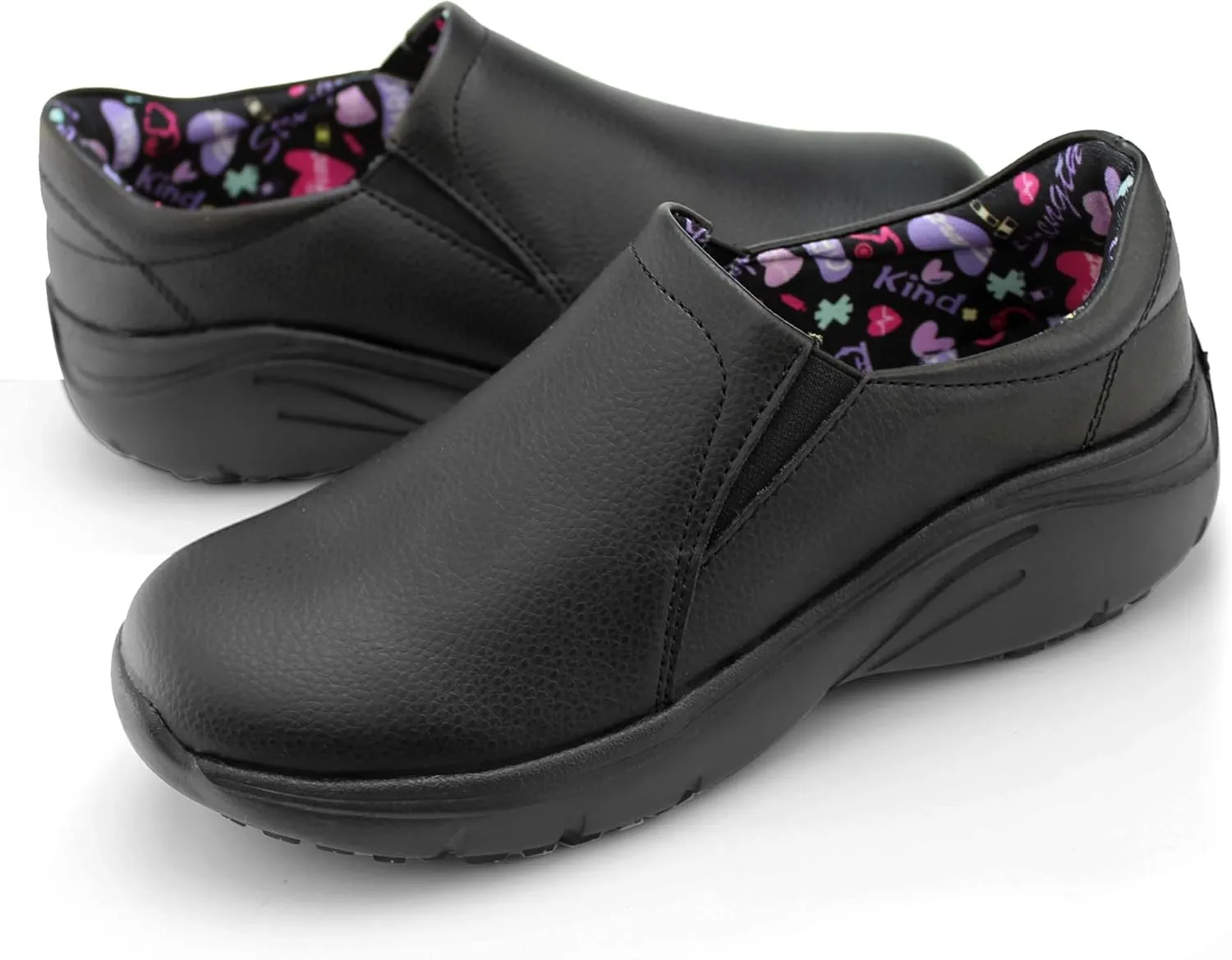 Hawkwell Women's Slip On Lightweight Slip Resistant Comfort Nursing Shoes