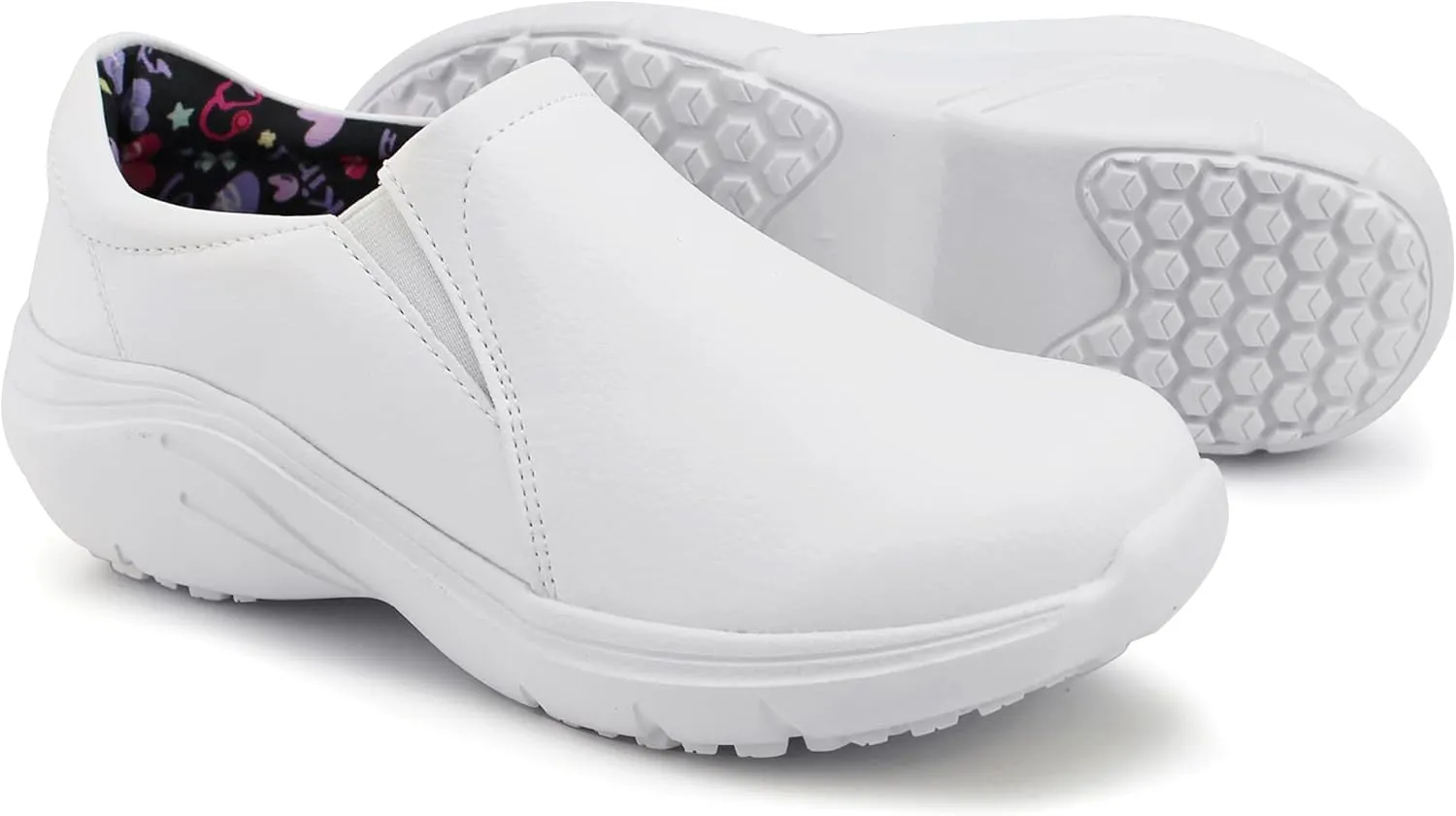 Hawkwell Women's Slip On Lightweight Slip Resistant Comfort Nursing Shoes