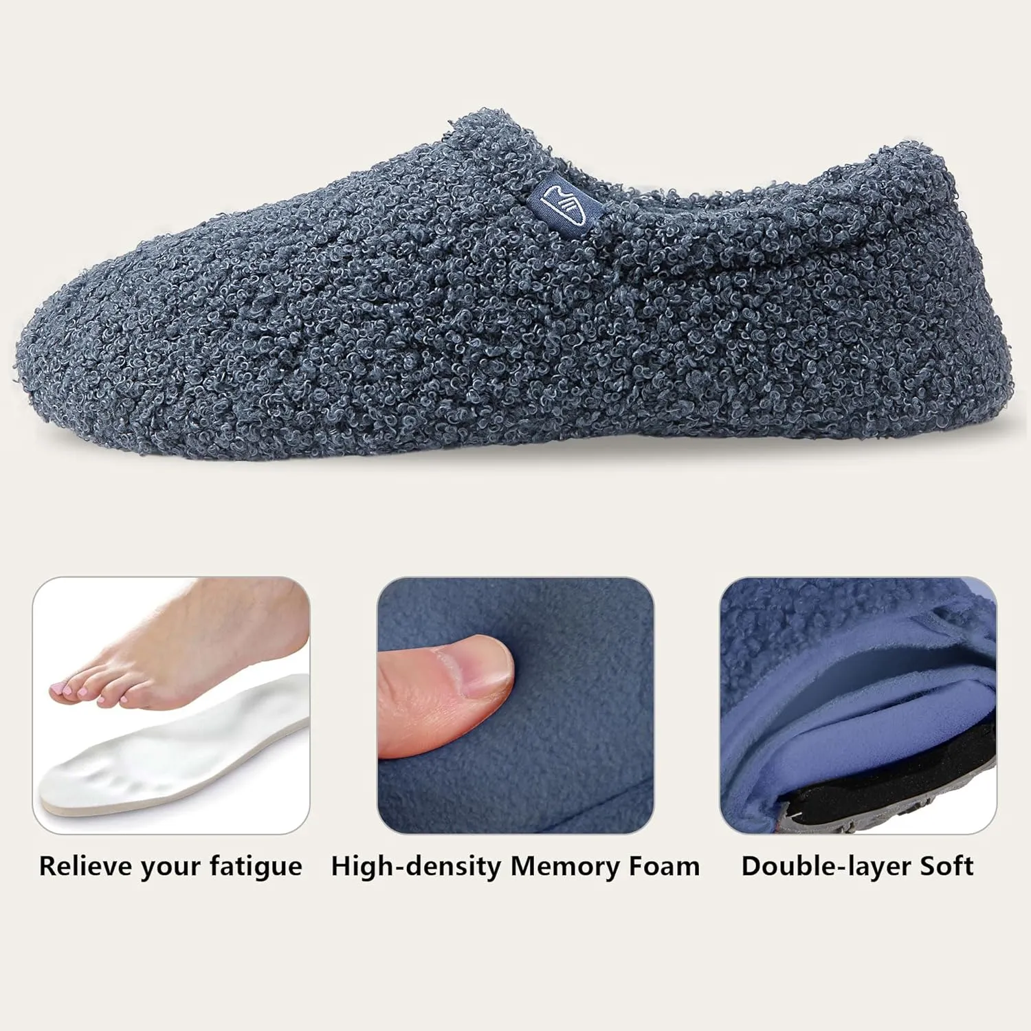 Home Slipper Bootie Slippers Women Girls Indoor Warm Fuzzy Boots Non-slip House Shoe Slippers