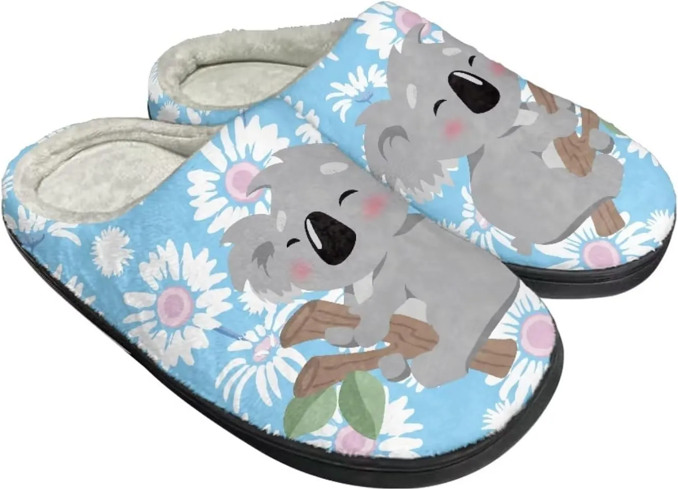 House Home Slippers for Women Men, Spa Slippers Casual Cloesd Toe Indoor Slippers Cozy Warm Bedroom Shoes Indoor Slide