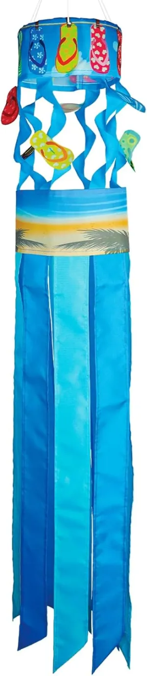 In the Breeze Flip Flop Beach Twistair Windsock, 40"