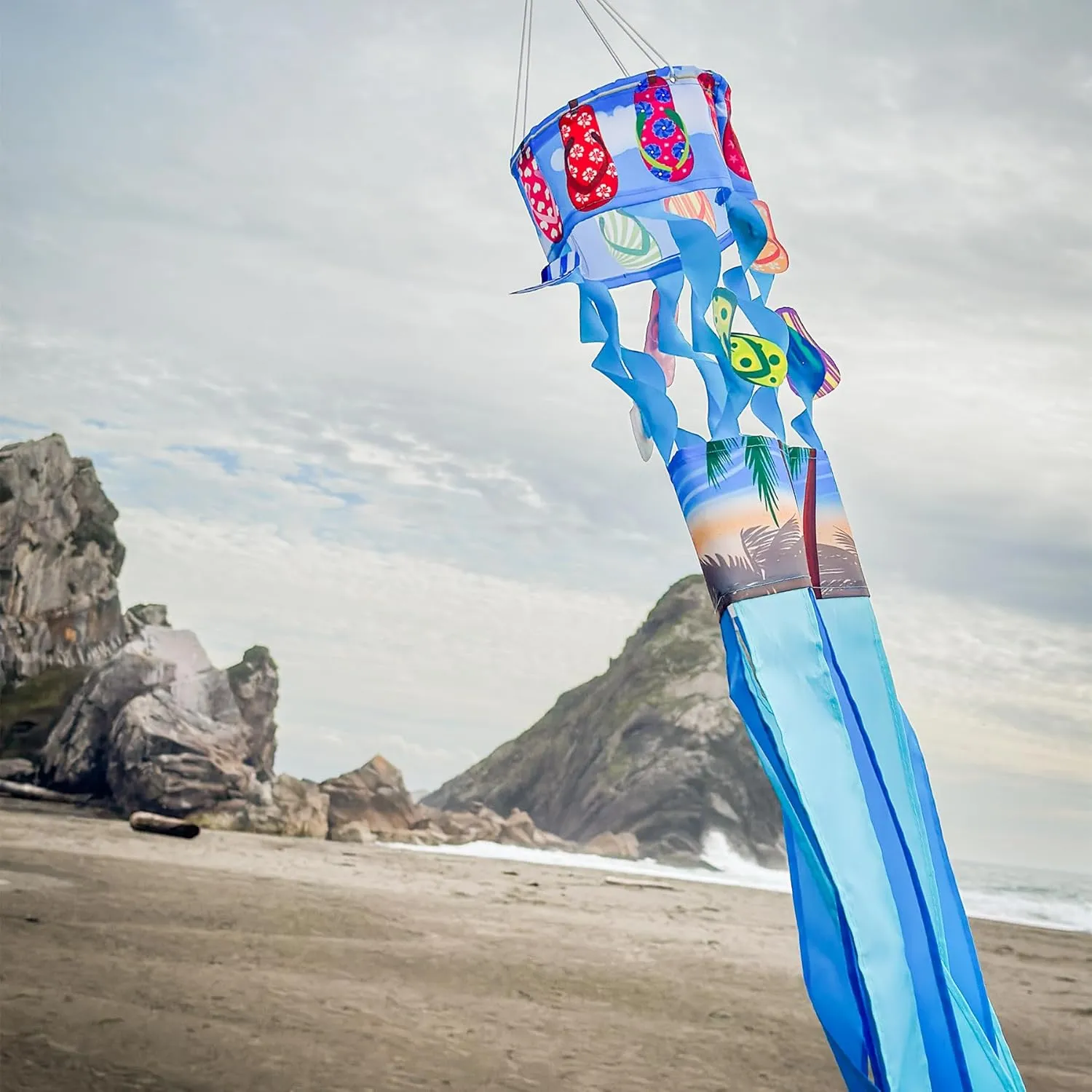In the Breeze Flip Flop Beach Twistair Windsock, 40"