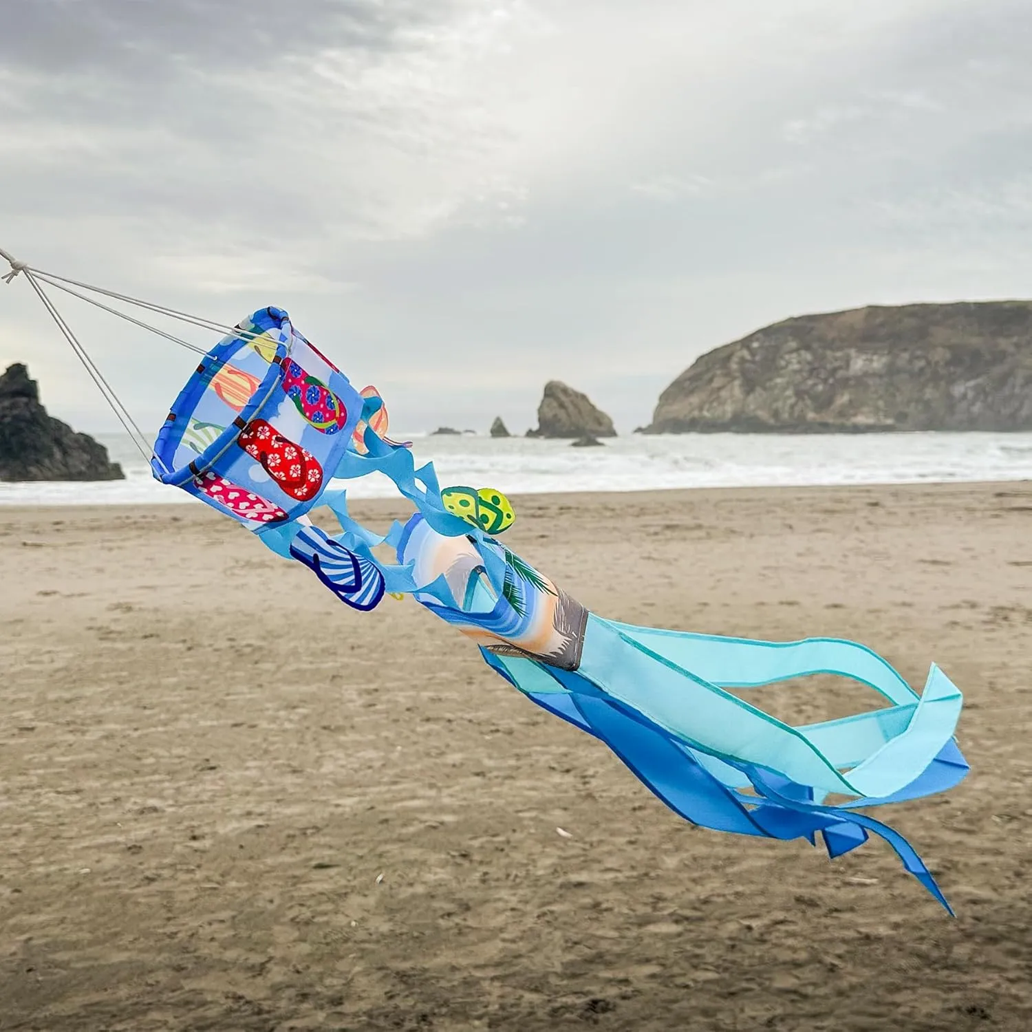In the Breeze Flip Flop Beach Twistair Windsock, 40"