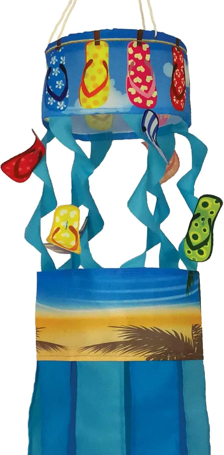 In the Breeze Flip Flop Beach Twistair Windsock, 40"