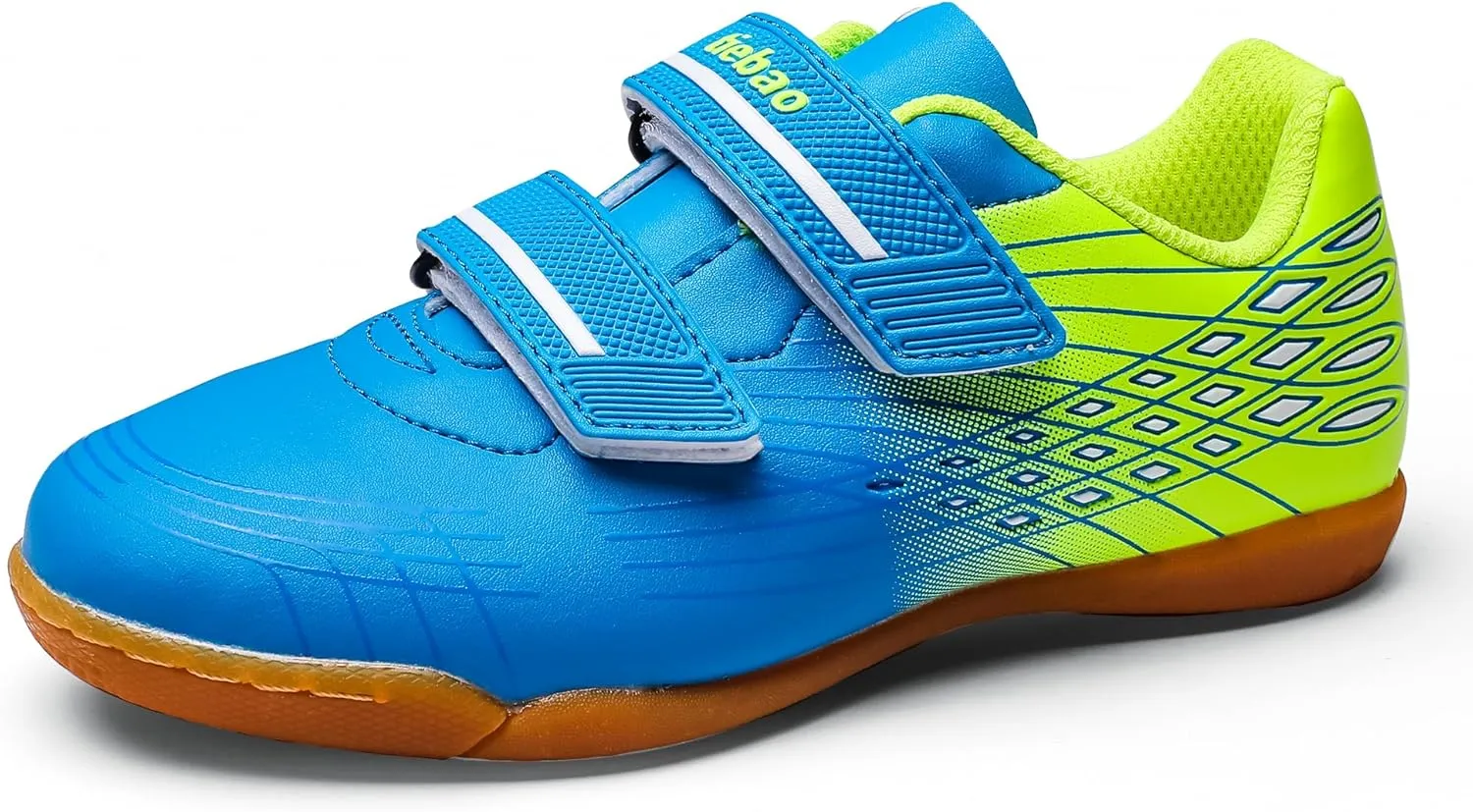 Indoor Kids Soccer Shoes Non Slip Rubber Sole IC Soccer Cleats for Little Boys Girls