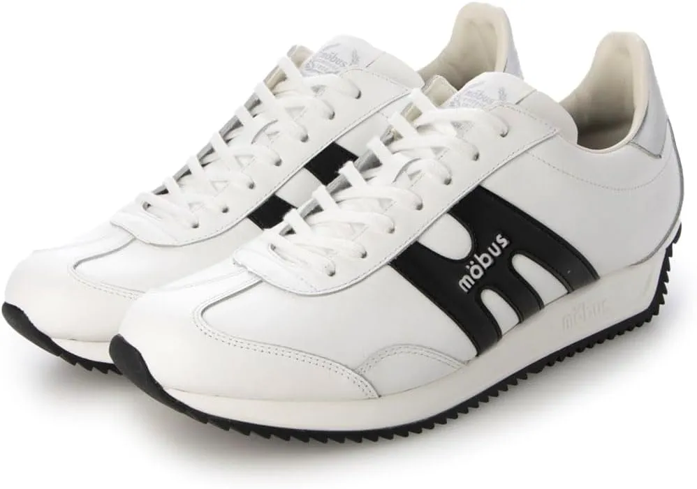 JAN Men's Casual Leather Sneaker mobus 100year Anniversary Model mobus Heritage Made in Japan Collection