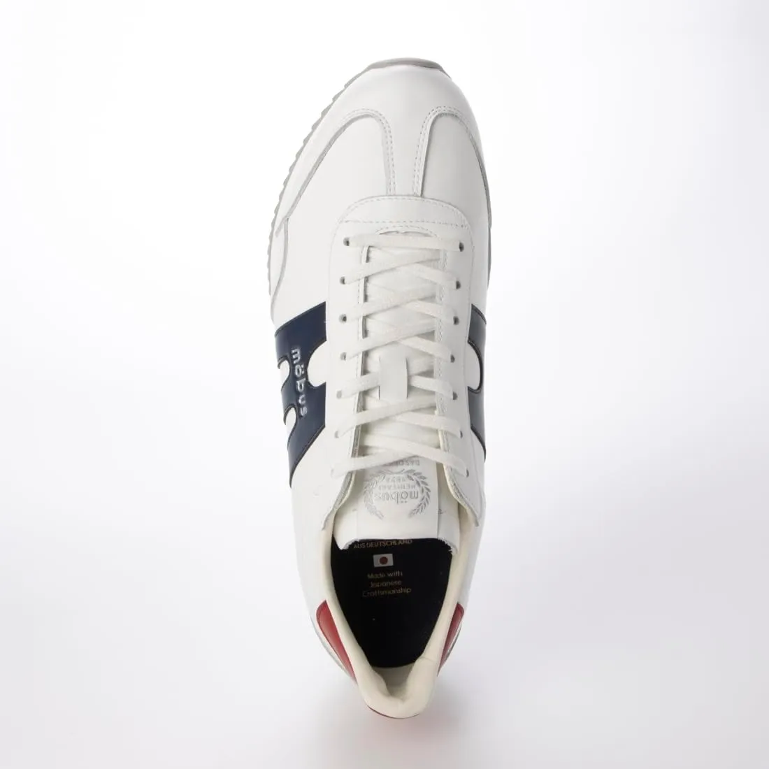 JAN Men's Casual Leather Sneaker mobus 100year Anniversary Model mobus Heritage Made in Japan Collection