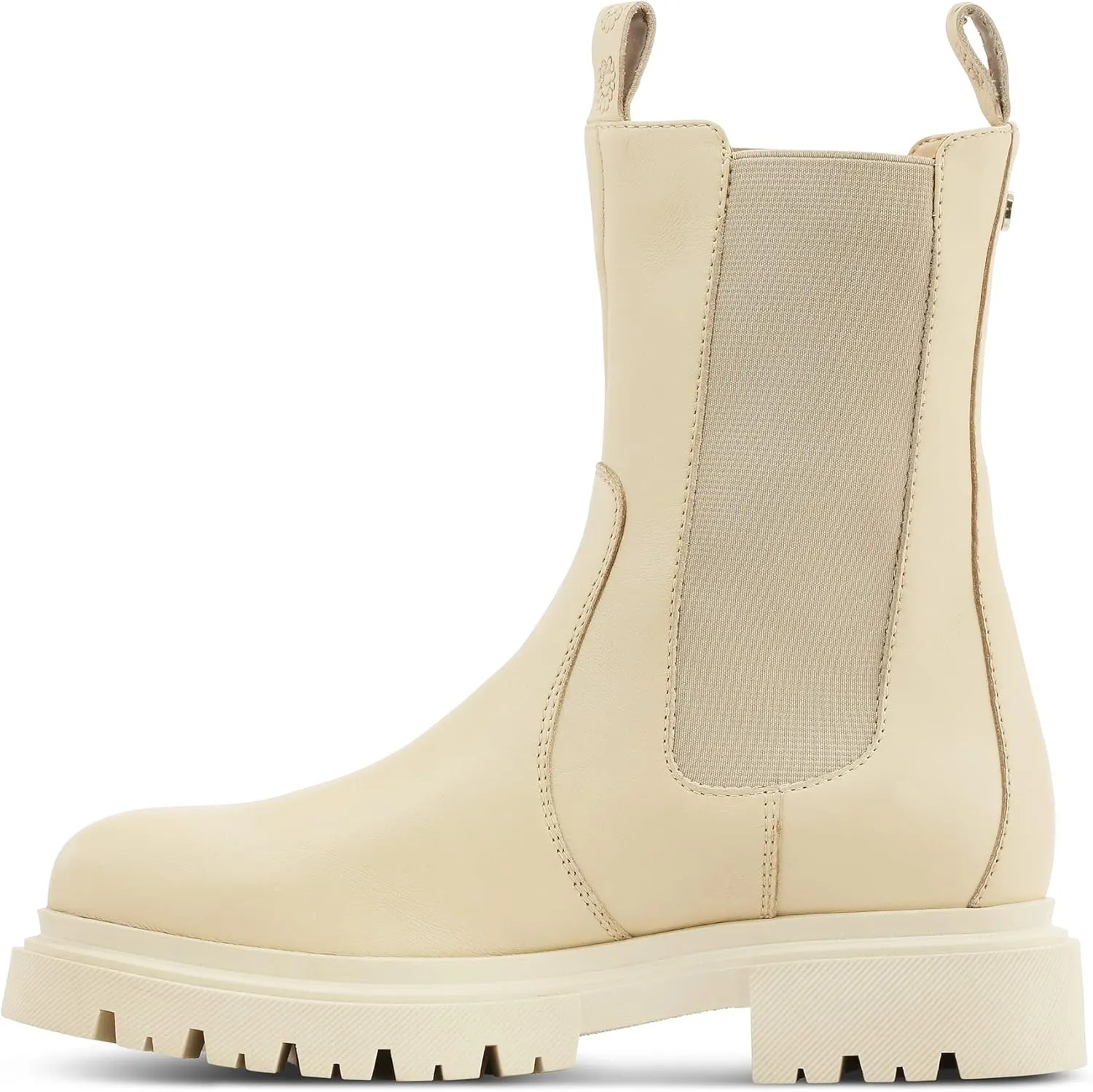 JATAREA Ankle Boots for Women - Stylish Leather with Block Heel Chelsea - Comfortable & Easy Wear Womens Bootie - Cushioned Insole for Comfort - Fashionable and Versatile Design - ALO