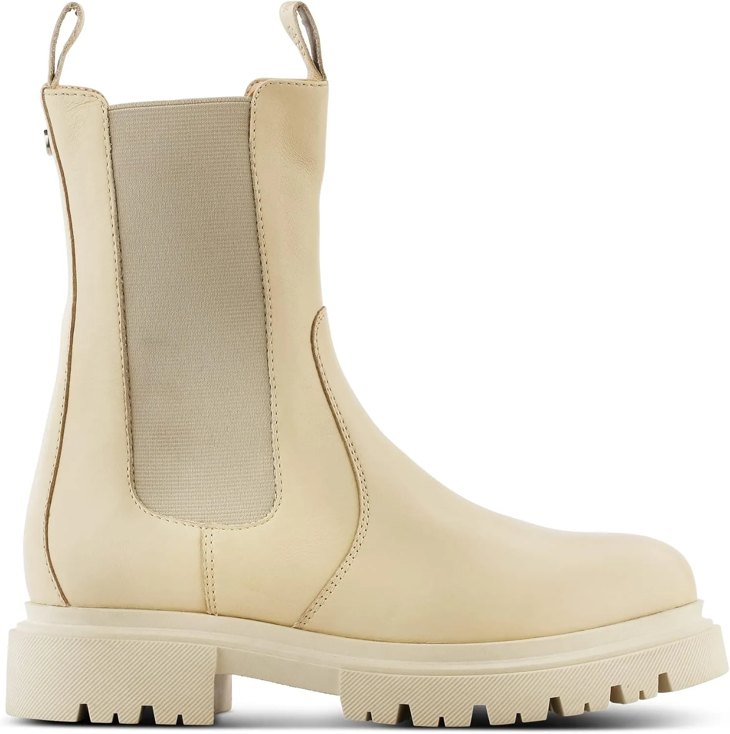 JATAREA Ankle Boots for Women - Stylish Leather with Block Heel Chelsea - Comfortable & Easy Wear Womens Bootie - Cushioned Insole for Comfort - Fashionable and Versatile Design - ALO