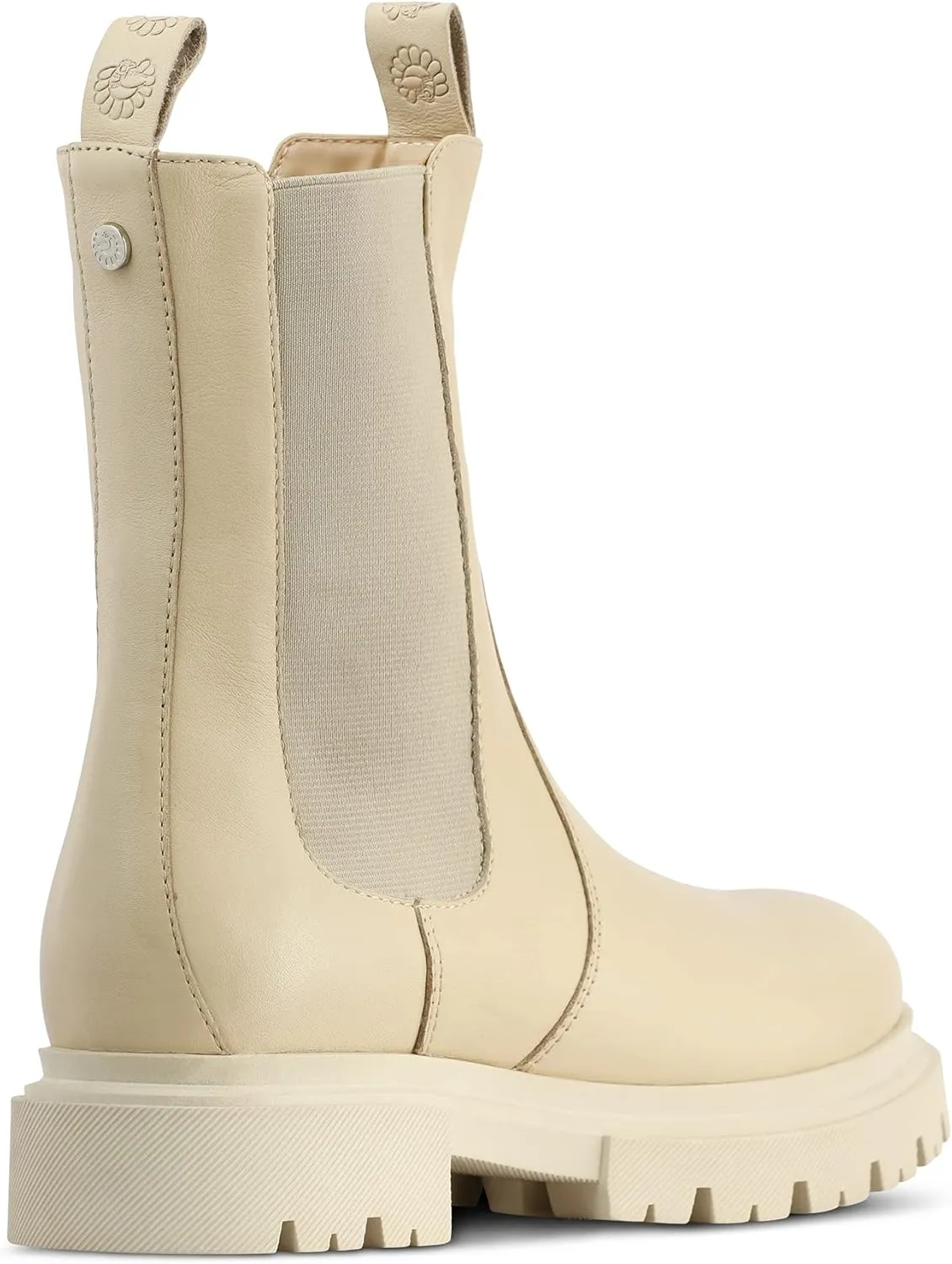 JATAREA Ankle Boots for Women - Stylish Leather with Block Heel Chelsea - Comfortable & Easy Wear Womens Bootie - Cushioned Insole for Comfort - Fashionable and Versatile Design - ALO