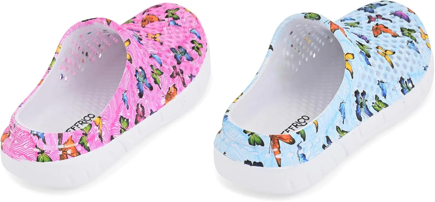 JEFFRICO Breathable Clogs for Women - Lightweight Slip-On Garden, Nursing & Work Shoes with Arch Support - Work Clogs Comfortable EVA Footwear