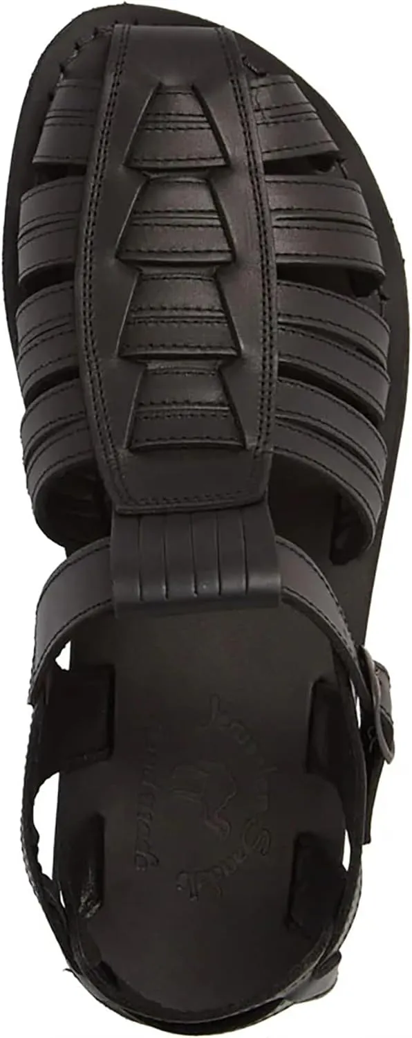 Jerusalem Sandals Barak - Leather Closed Toe Sandal - Men Sandals