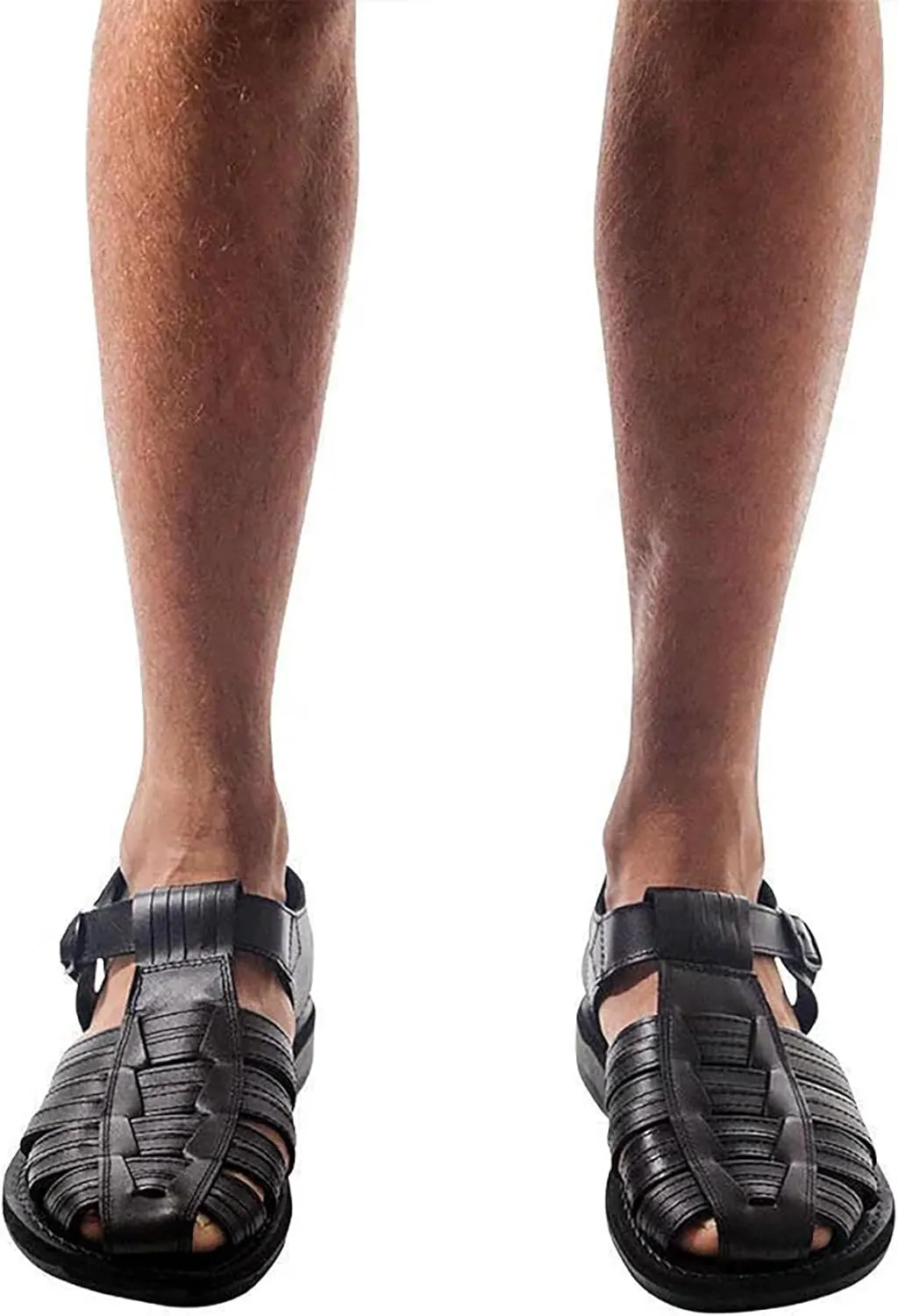 Jerusalem Sandals Barak - Leather Closed Toe Sandal - Men Sandals