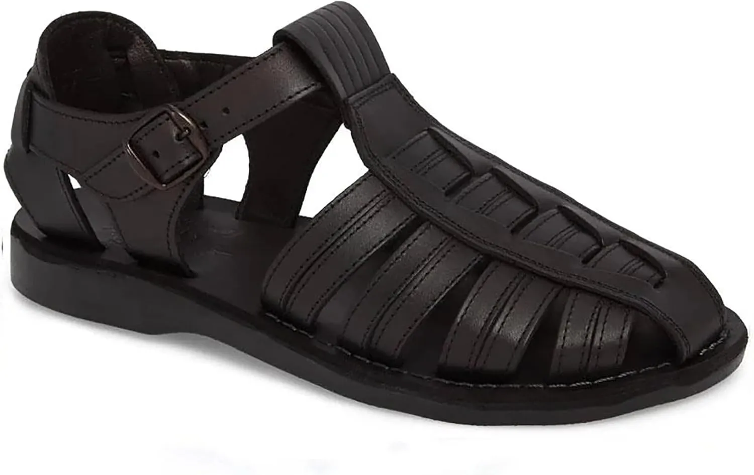 Jerusalem Sandals Barak - Leather Closed Toe Sandal - Men Sandals