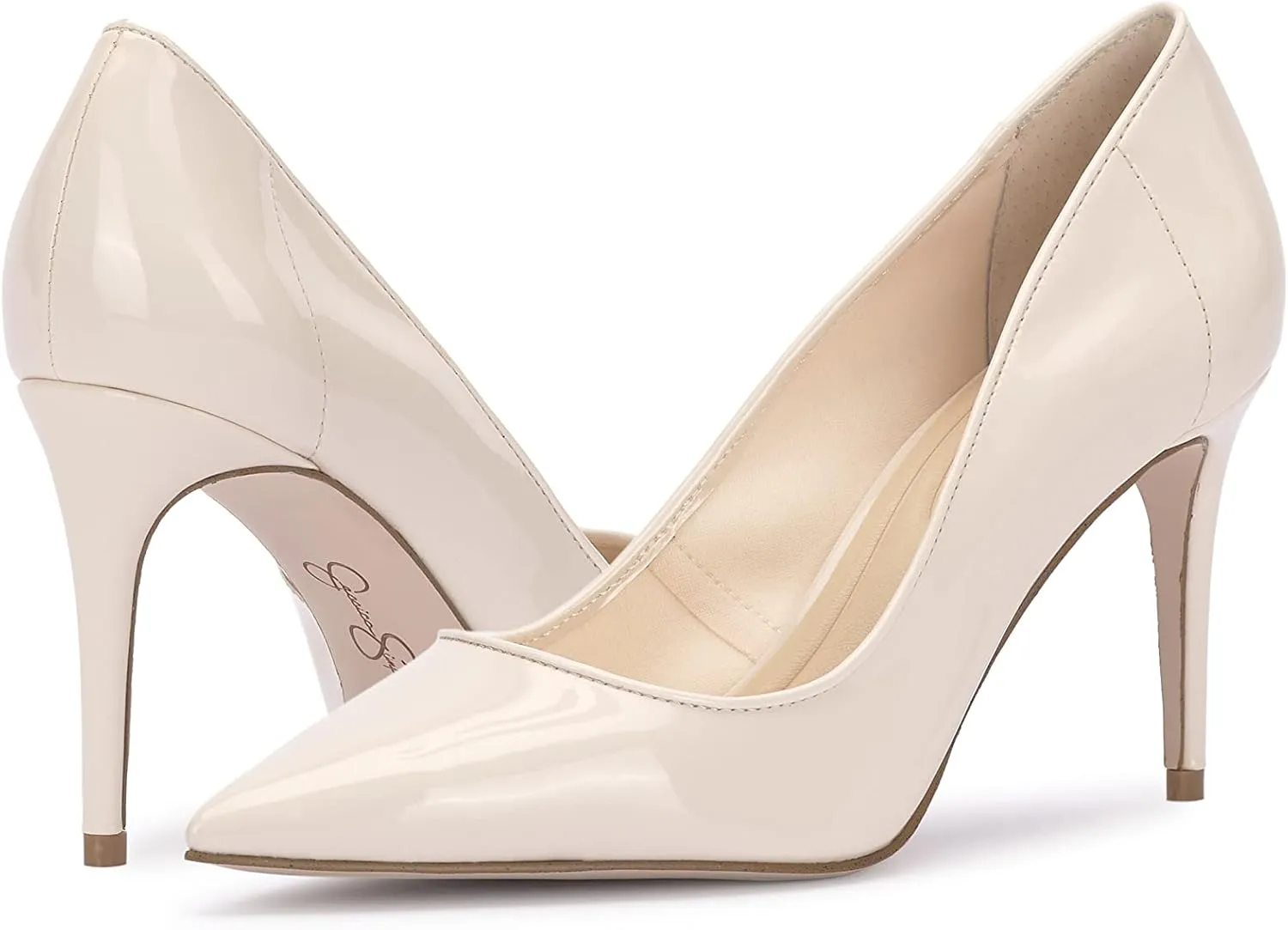 Jessica Simpson Womens Setria Solid Slip-On Pumps