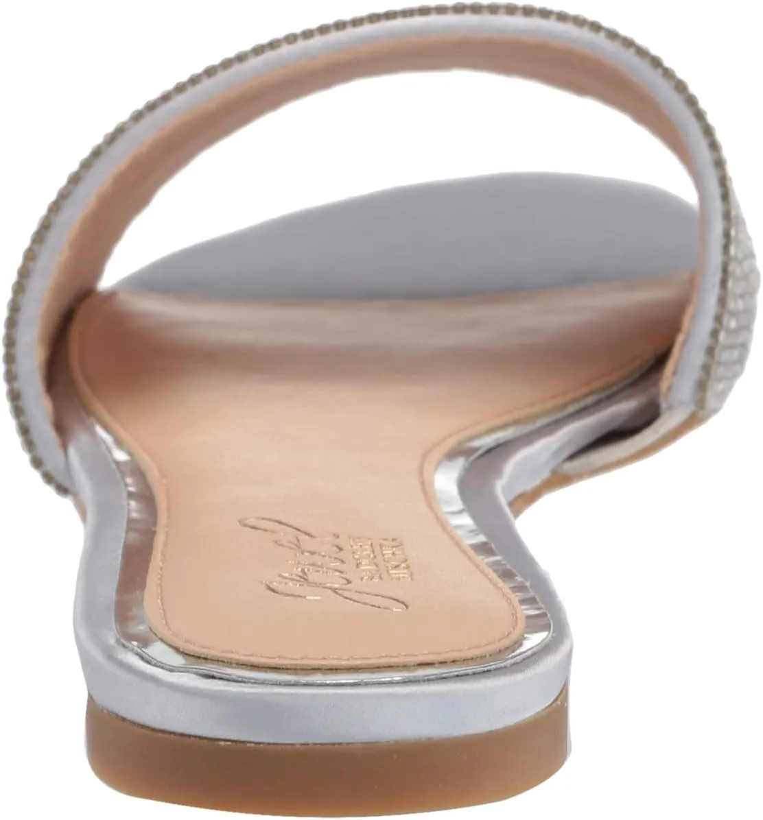 Jewel Badgley Mischka Womens Khaleesi Slip On Open Toe Slides