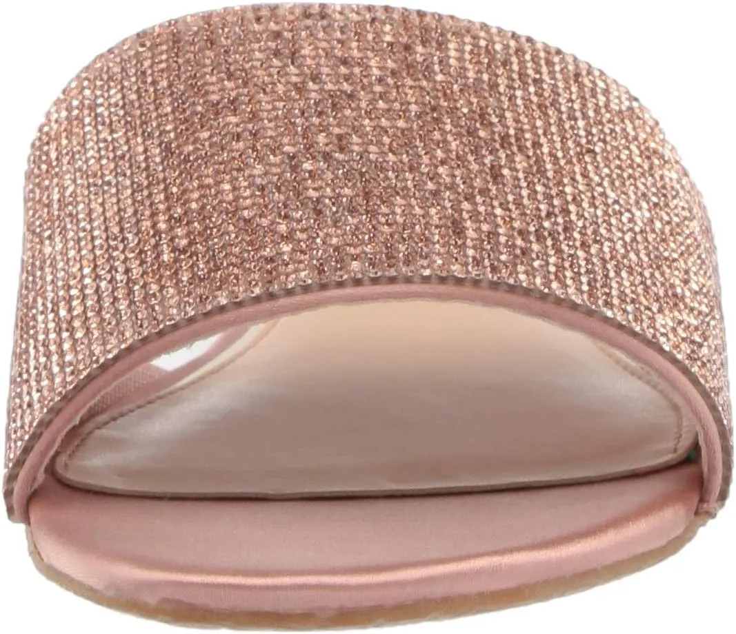Jewel Badgley Mischka Womens Khaleesi Slip On Open Toe Slides